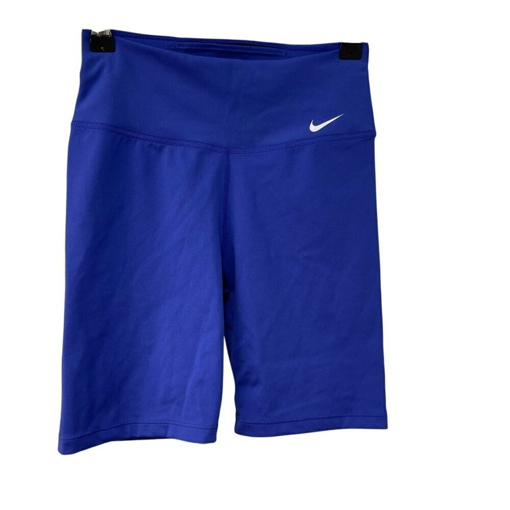 Nike One Women's Mid-Rise 7" Lapis Bike Training Shorts (DD0243-430) Purple XS
